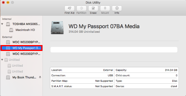 back up with my passport for mac